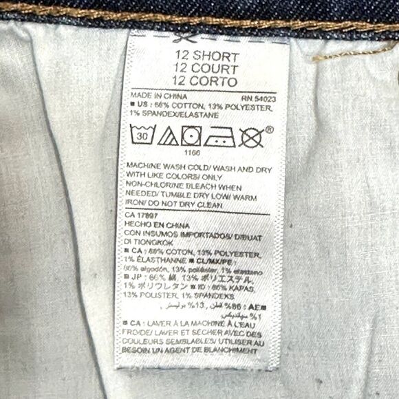 Old Navy Original Midrise‎ Jeans Medium Wash Fading Size 12 Short Casual Denim - Picture 8 of 8